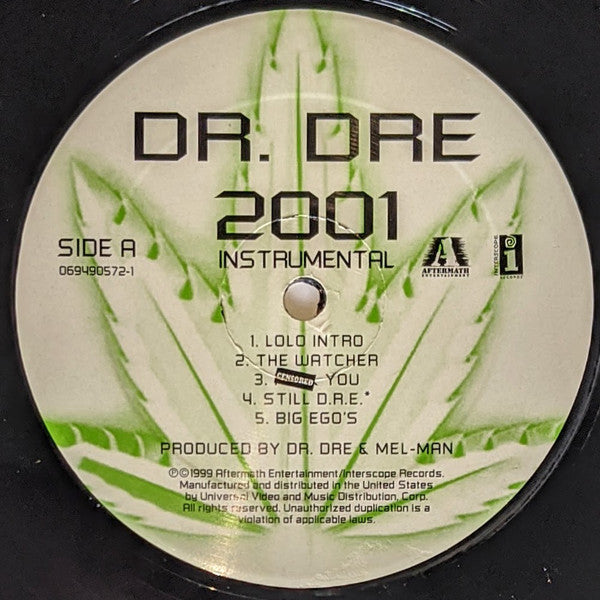 Buy Dr. Dre : 2001 (Instrumentals Only) (2xLP, Album, RE) Online for a  great price – Antone's Record Shop